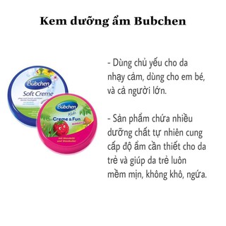 KEM DƯỠNG NẺ BUBCHEN SOFT CREME 20ML - ĐỨC