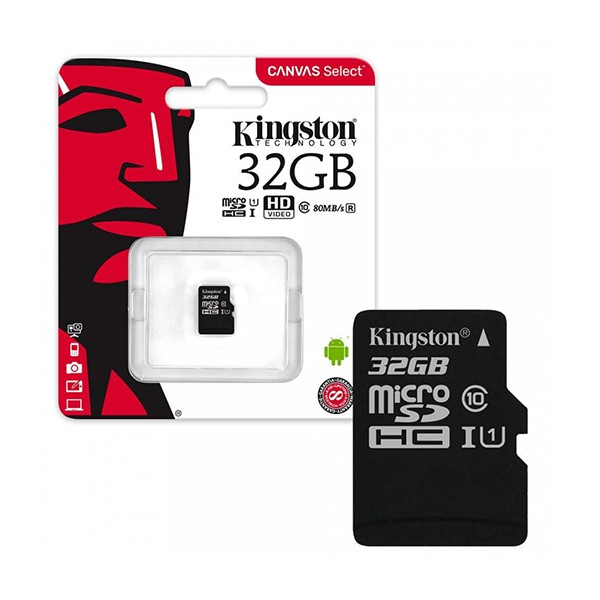 Thẻ nhớ Micro SD Kingston 32Gb Class 10 (Hàng chính Hãng)