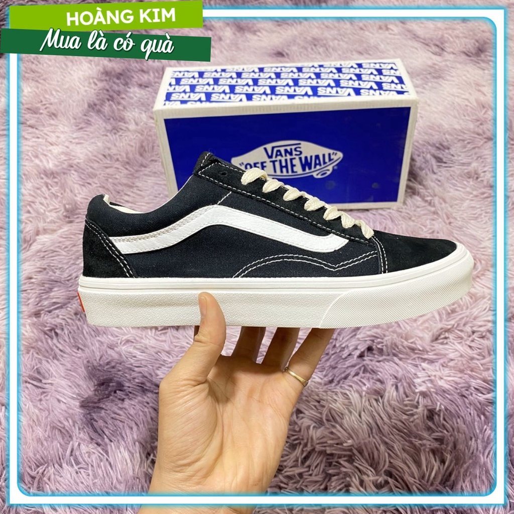 GIÀY 𝐕𝐀𝐍𝐒 VAULT OLD SKOOL MÀU ĐEN ⚡Full box bill⚡ Giày thể thao nam nữ 2021. hoàng kim