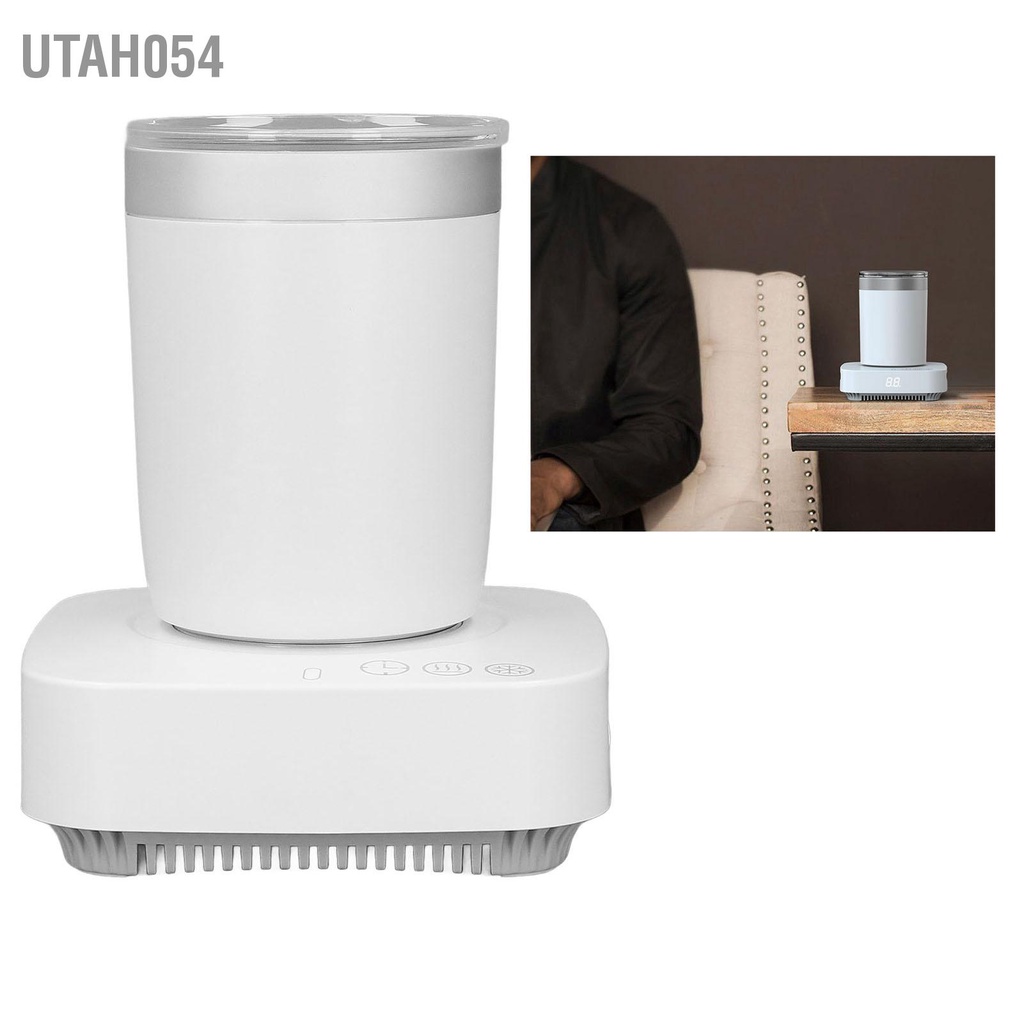 [Hàng HOT] Cốc làm lạnh nhanh 3 chế độ - Máy làm lạnh cốc nước giải khát di động Có thể làm nóng 100‑240V【Utah054】