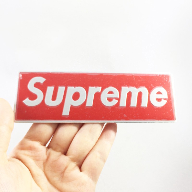 Sale 70% Miếng Dán Logo Supreme Bằng Hợp Kim Nhôm Cho Xe Hơi, Black Giá gốc 67,000 đ - 9F157