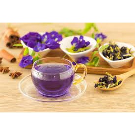TRÀ HOA ĐẬU BIẾC KHÔ NGUYÊN BÔNG 1KG NẤU XÔI, NẤU CHÈ THƠM NGON