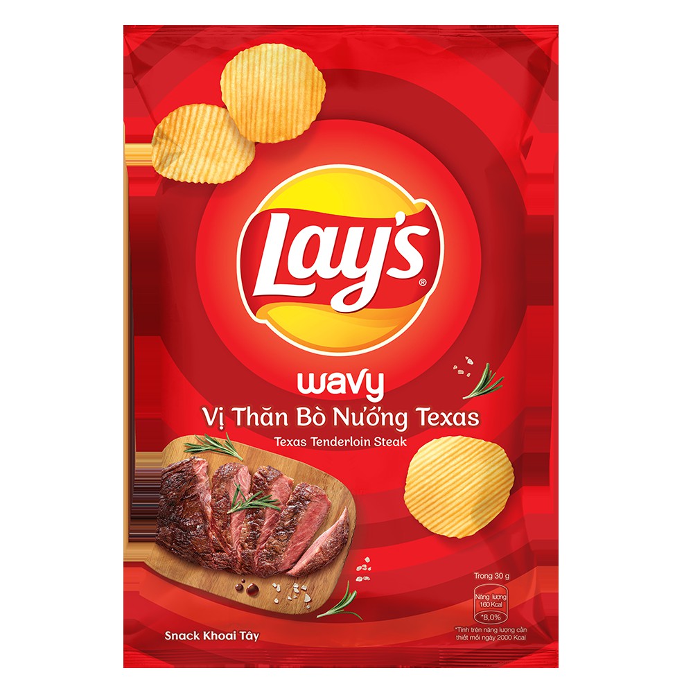 Combo 4 Snack Khoai Tây Lay's bịch 95g,Mix Vị:gà cay phô mai Hàn Quốc,phô mai cheddar,sườn nướng BBQ,thăn bò nướng Texas