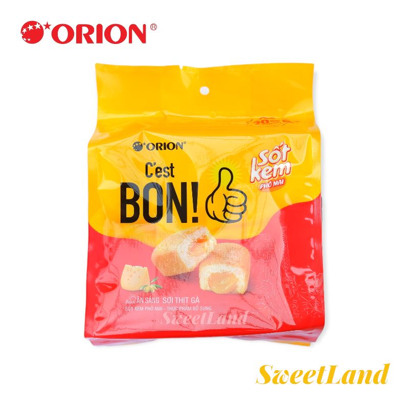 Bánh bông lan sợi thịt gà Orion C'est Bon gói 85g