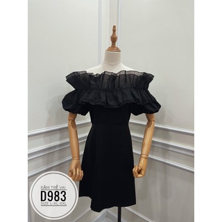 BIGSIZE Đầm trễ vai D983