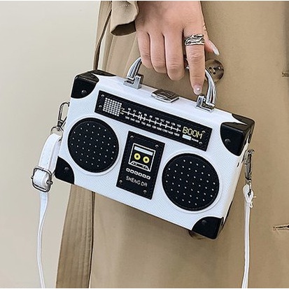 Túi Đeo Chéo Hình Radio Phong Cách Mới Sáng Tạo Ngộ Nghĩnh