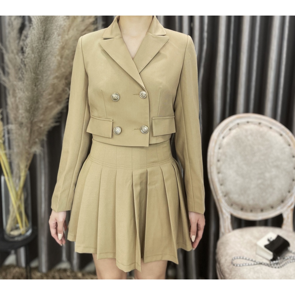 Chân váy nâu tây CV019