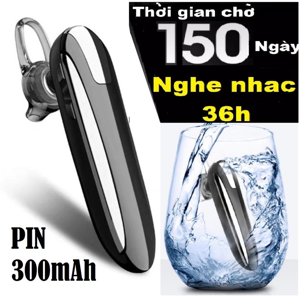 Tai Nghe BLUETOOTH Chống Nước 5.0 phiên bản X8 (PIN 300mAh, Nghe Nhạc 36h, Đàm thoại 48h)