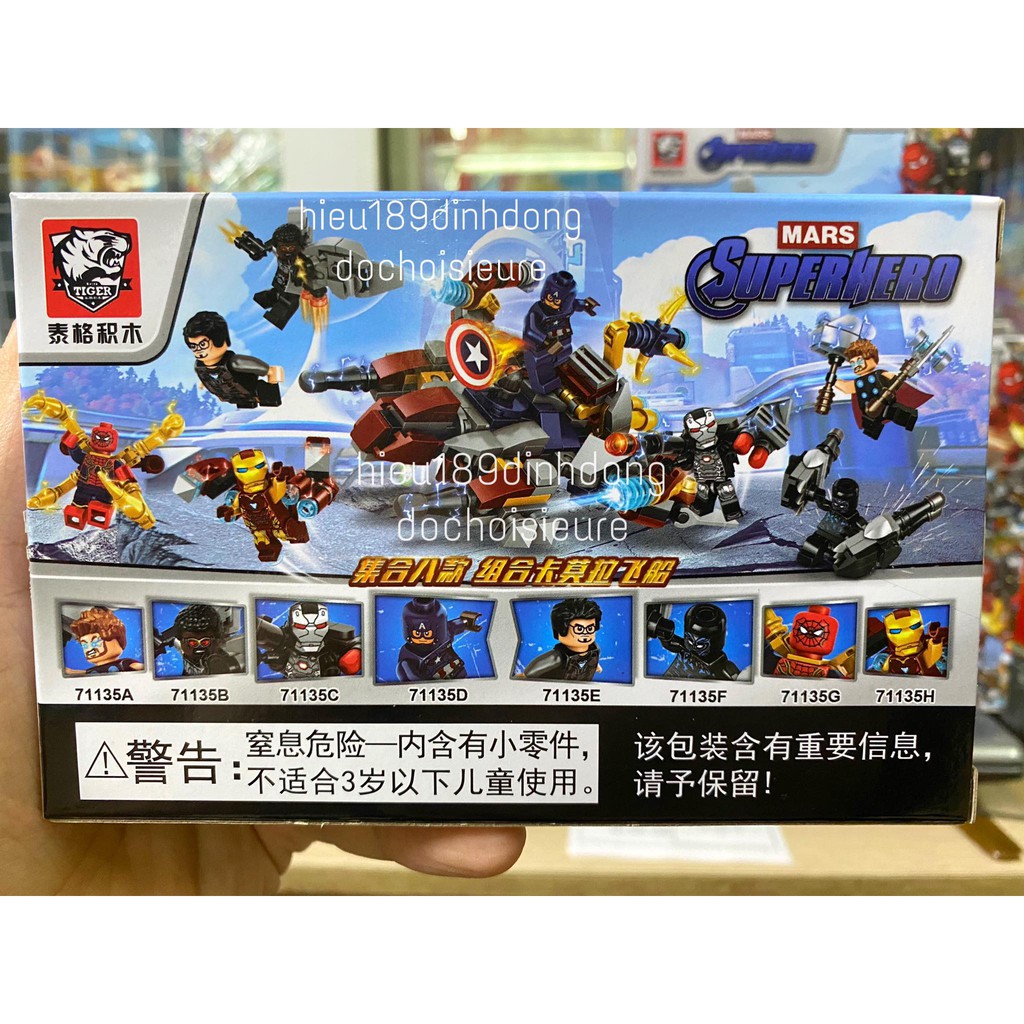 Lắp ráp xếp hình siêu anh hùng 71136