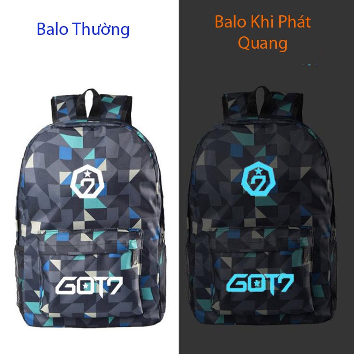 Balo Phát Quang Kpop Hiệu Ứng Kim Cương Nhóm Nhạc Hàn Quốc Nam Got7