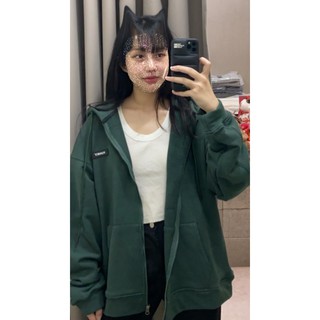 ÁO HOODIE ZIP FUNKY FOREST (XANH LÁ RỪNG THÔNG)