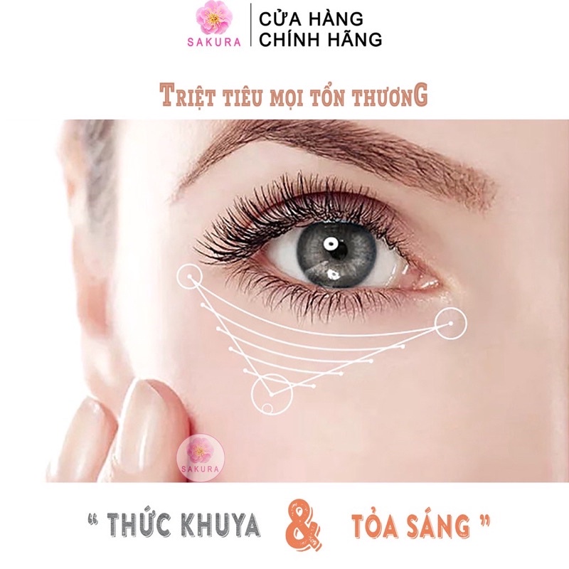 Kem Dưỡng Da Mắt NICOTINAMIDE VENZEN Dưỡng Ẩm Xoá Mờ Nếp Nhăn Loại Bỏ Quầng Thâm Chống Lão Hóa Xoá Tinh Chất Dưỡng Mắt