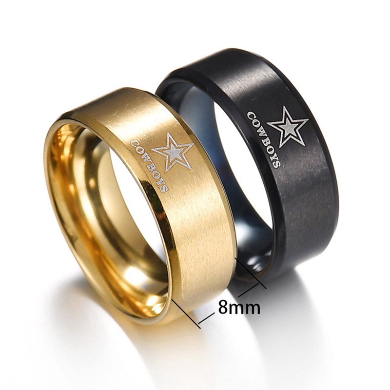 Nhẫn thép không gỉ kiểu dáng đơn giản thanh lịch dành cho cả nam và nữ