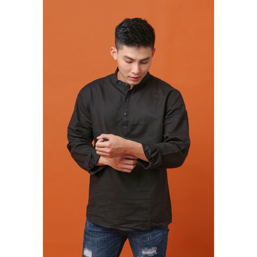 Áo Sơ Mi Tay Dài Công Sở Nam Form Reugular AKUBA | B414 | BigBuy360 - bigbuy360.vn