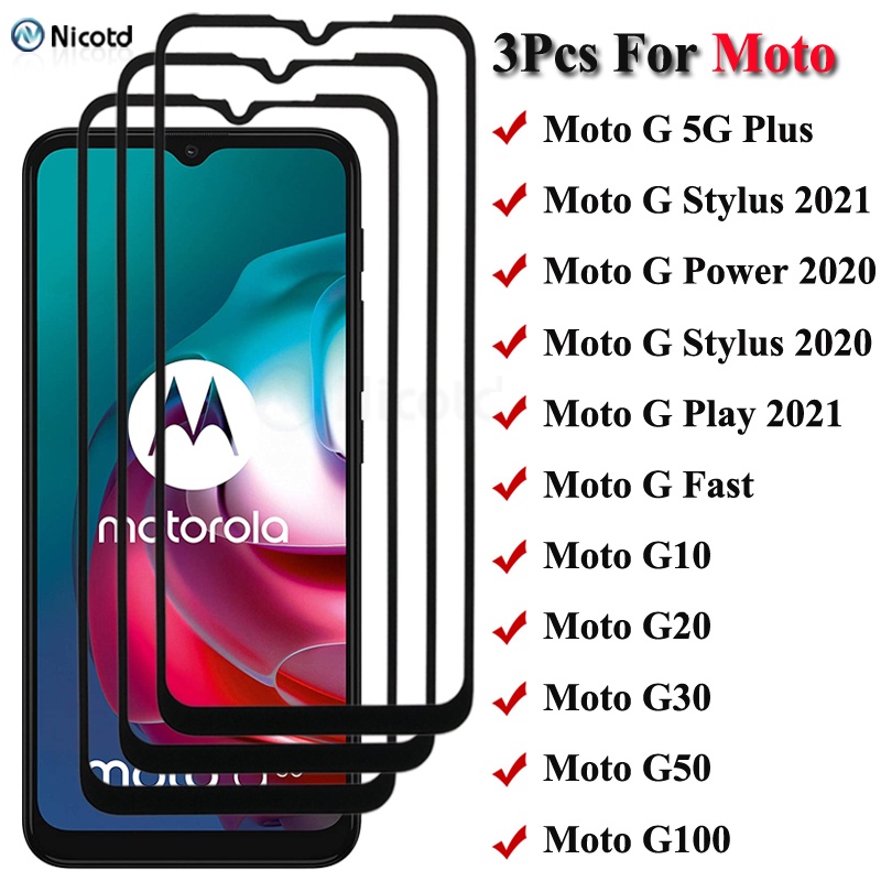 Kính Cường Lực Bảo Vệ Màn Hình Motorola Moto G Stylus Power 2021 5G Plus G100 G10 G20 G30 G50