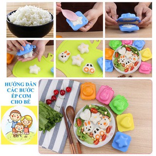 Khuôn cơm cho bé ăn dặm