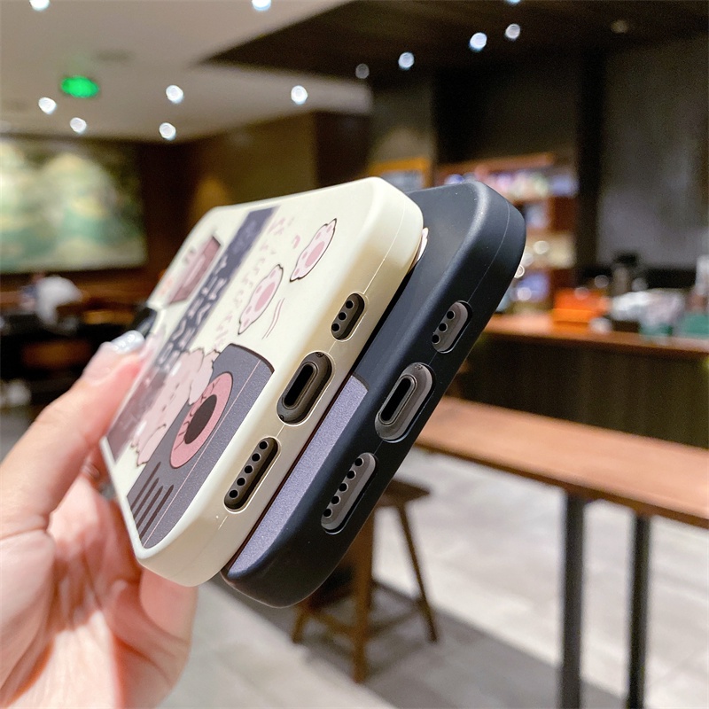 Ốp Điện Thoại Silicon Dẻo Chống Va Chạm Hình Gấu Trà Sữa 3 Trong 1 IPHONE 13 13PRO 13 PRO MAX 12 12PRO 12PROMAX 11PRO 11PROMAX X XS XR XSMAX