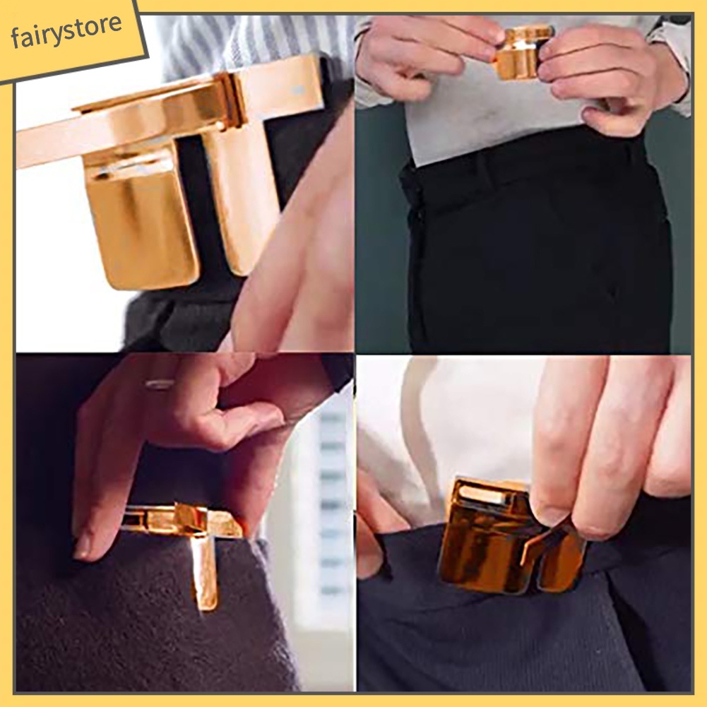 Khóa thắt lưng không dây vô hình dành cho chân váy và quần