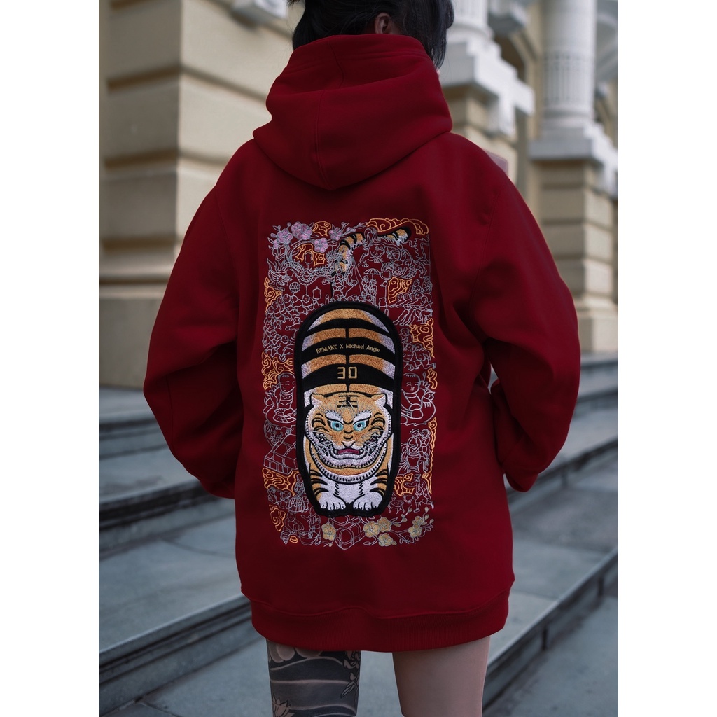 Áo Hoodie Remake Thêu ÔNG 30