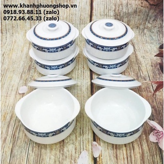 Thố yến sứ Minh Long - thố yến sứ trắng minh long