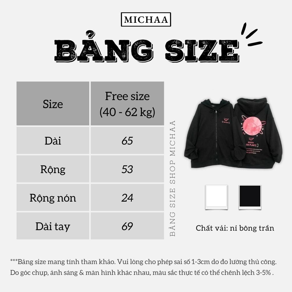 Áo Khoác Nỉ Hoodie EVERYTHING NICE Dây Kéo Nam  Nữ Ulzzang Unisex Form Rộng - MICHAA