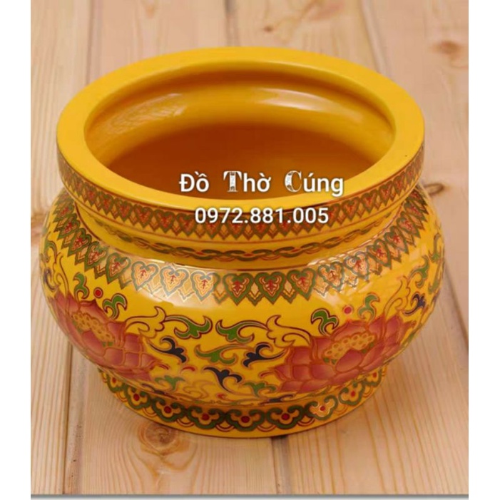 Bát hương Gấm vàng cao cấp