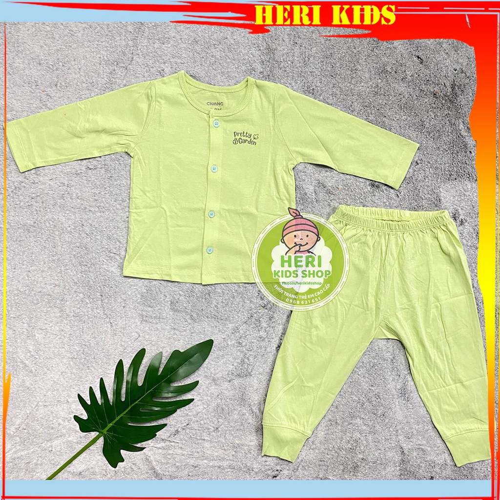 Bộ dài tay cúc giữa thu đông CHANGG