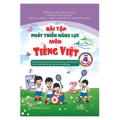 Sách - Bài tập phát triển năng lực môn Tiếng Việt lớp 4 tập 1