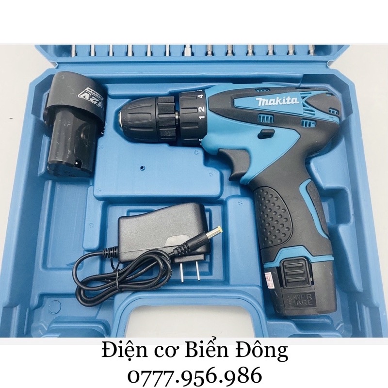 🔥FREESHIP🔥 Tặng đầy đủ bộ mũi vít Máy khoan cầm tay MKT DF330DWE khoan sắt gỗ tôn bắt vít