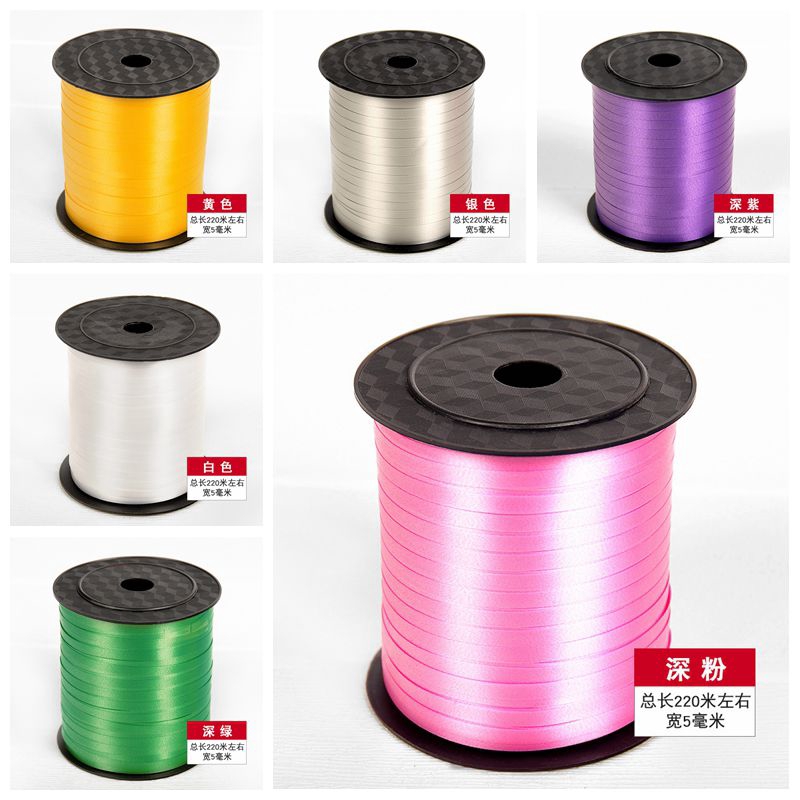 Cuộn Dây Ruy Băng Buộc Bong Bóng Trang Trí Tiệc Cưới Dài 200m