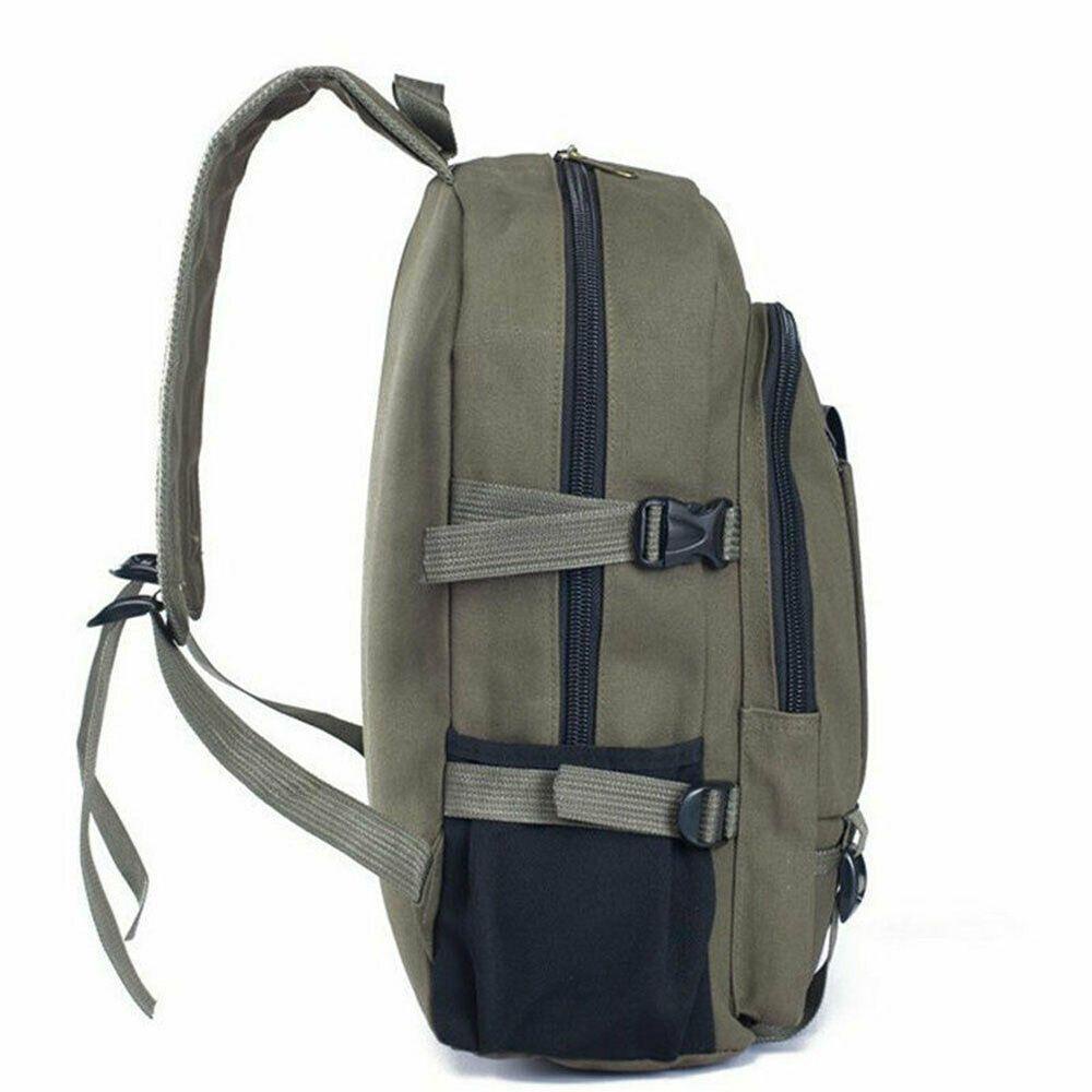 Ba Lô Leo Núi Vải Canvas Hai Dây Đeo Vai Thời Trang Cho Nam
