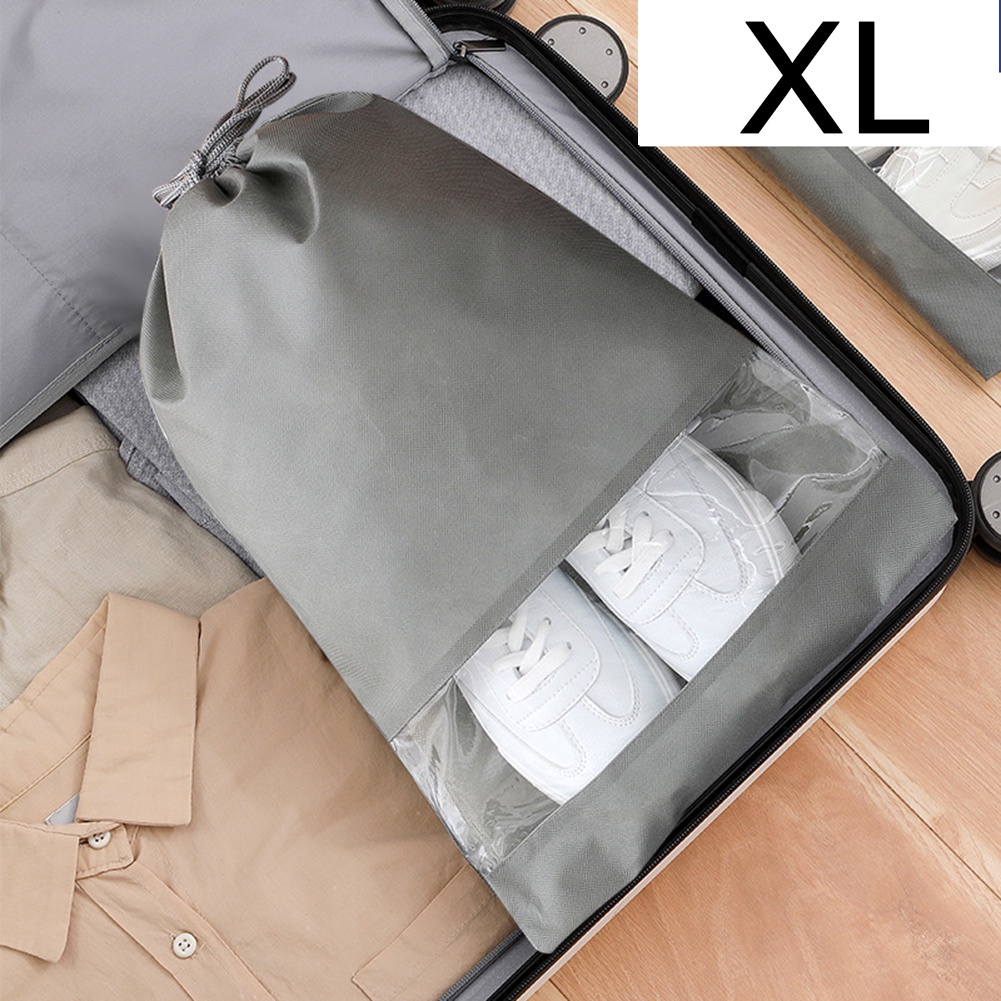 1 Túi Dây Rút Vải Không Dệt Chống Bụi Đựng Đồ Du Lịch Tiện Lợi