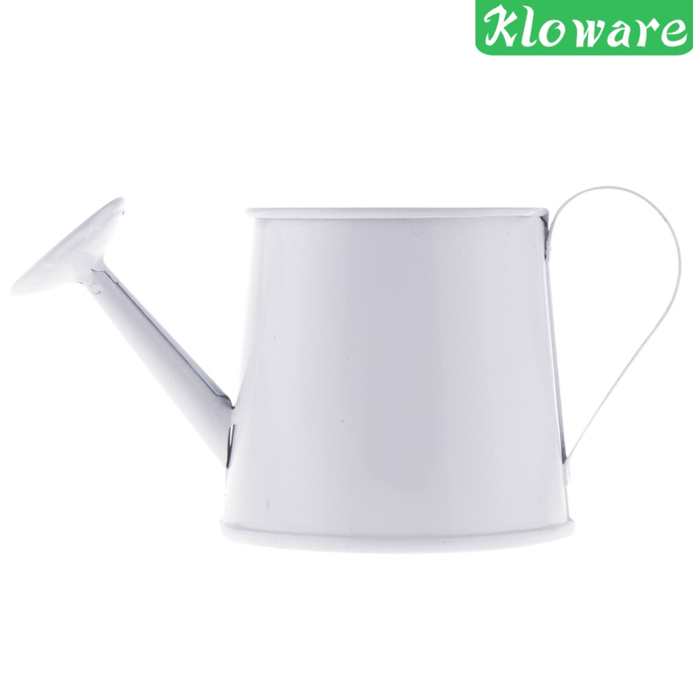 [Kloware] Chậu Hoa Mini Bằng Thiếc Màu Xanh Dương Phong Cách Mục Vụ