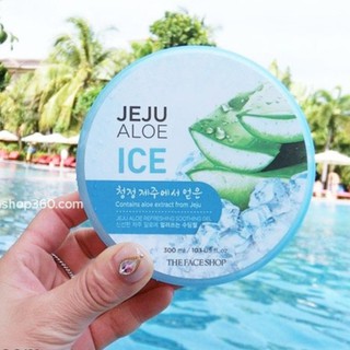 GEL DƯỠNG NHA ĐAM MÁT LẠNH JEJU ICE CREAM 300G CHÍNH HÃNG - 7902