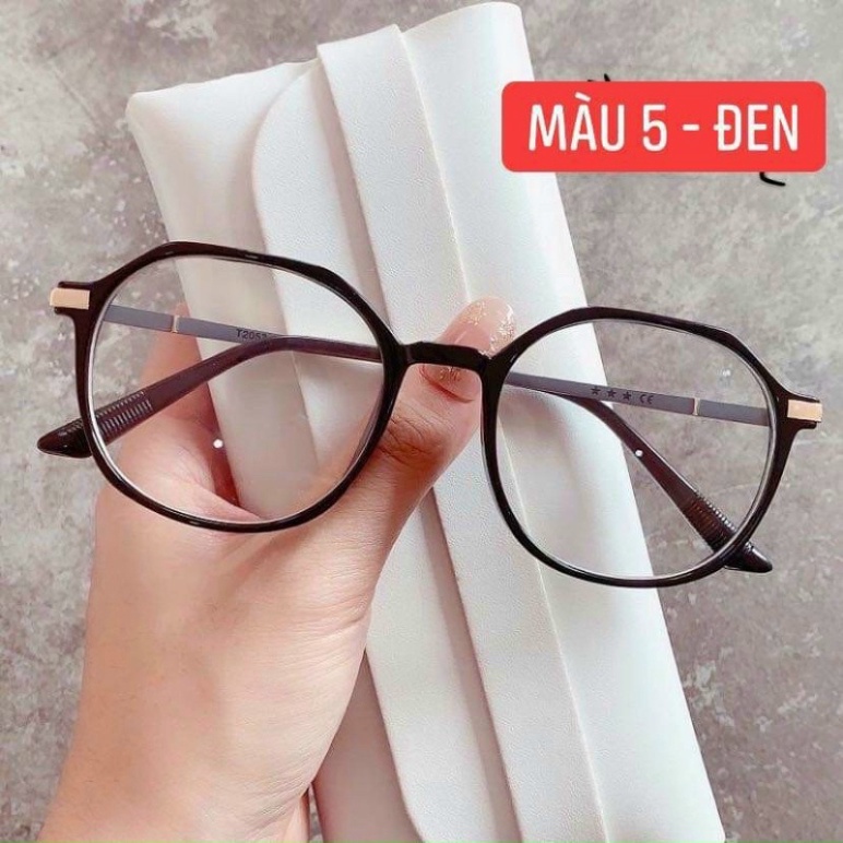 Kính Mắt Tròn Gọng Kim Loại 5 Màu