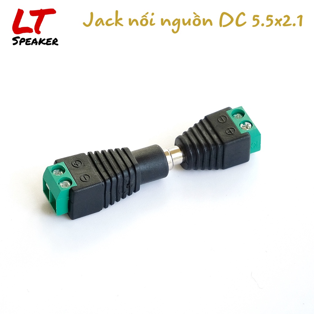 Jack nối nguồn DC 5.5x2.1 tiện lợi Jack Đực / Cái