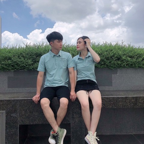 Áo Đôi Nam Nữ Đẹp Vải Thun Co Dãn 4 Chiều Áo polo Ngắn Tay