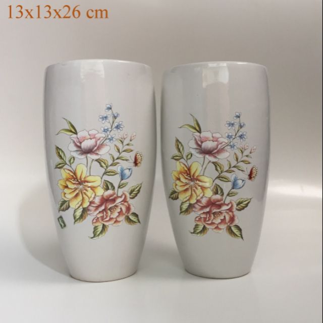 Lọ hoa gốm cổ điển chất liệu gốm sứ _giá bán thanh lý
