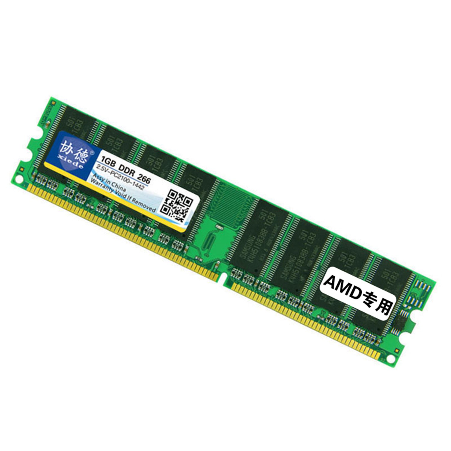 Ram Ddr 266 1gb Pc-2100 Ddr1 184pin Dimm 266mhz Cho Amd X006