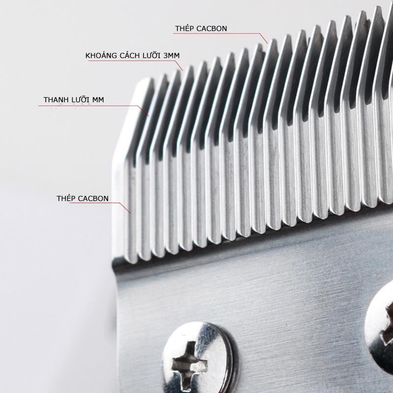 Tông Đơ Cắt Tóc Chuyên Nghiệp Vỏ Thép Nguyên Khối Kemei 1996 Máy cắt tóc dành cho Salon