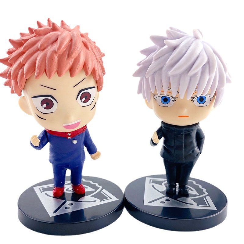 Đồ chơi mô hình nhân vật Yuji Itadori/Gojo Satori trong anime bằng PVC xinh xắn cho trẻ nhỏ 10cm