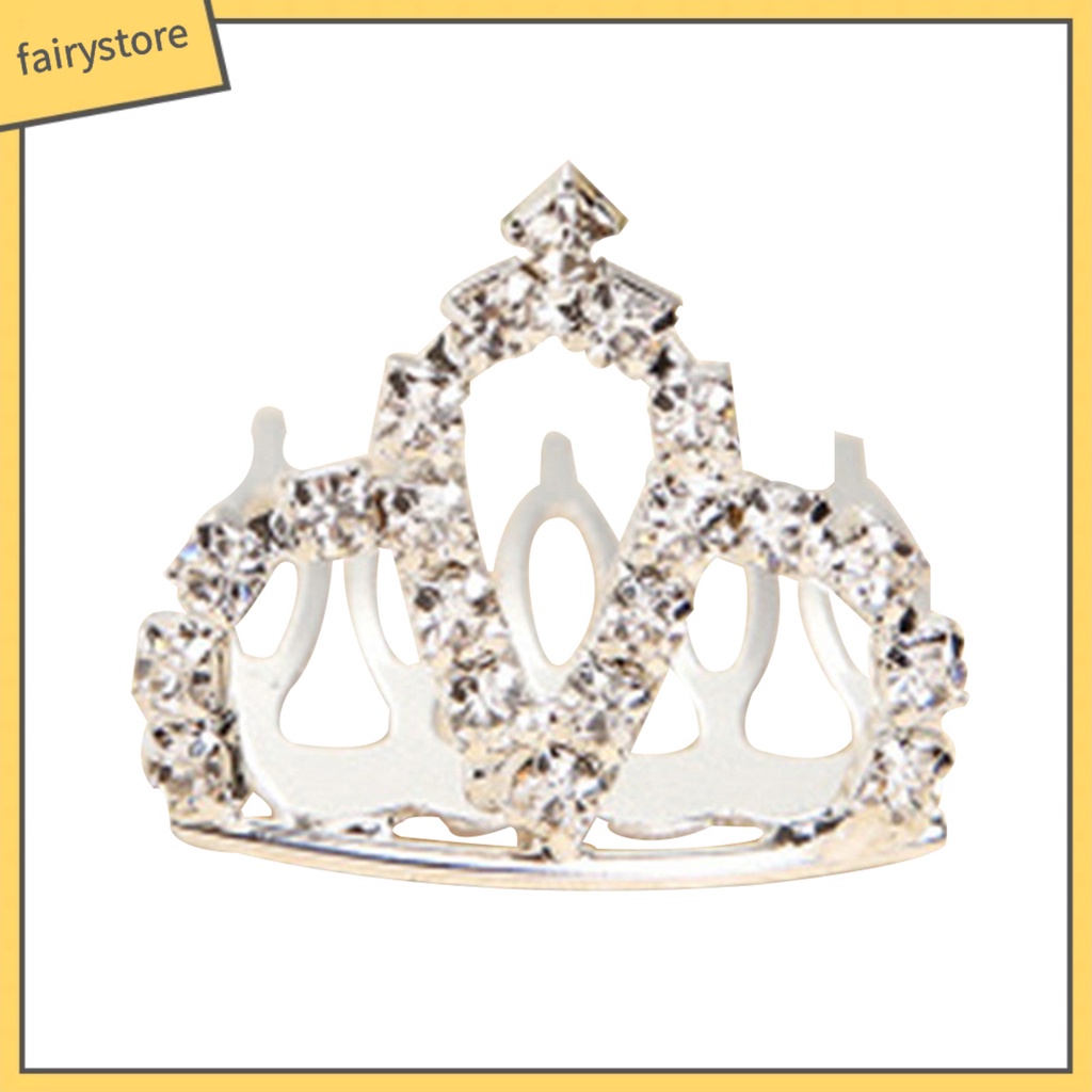 Vương miện cài tóc đính đá dễ thương cho bé