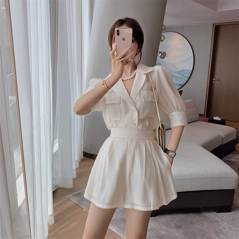 SET BỘ VEST NỮ 2 MÀU MIX QUẦN SHORT