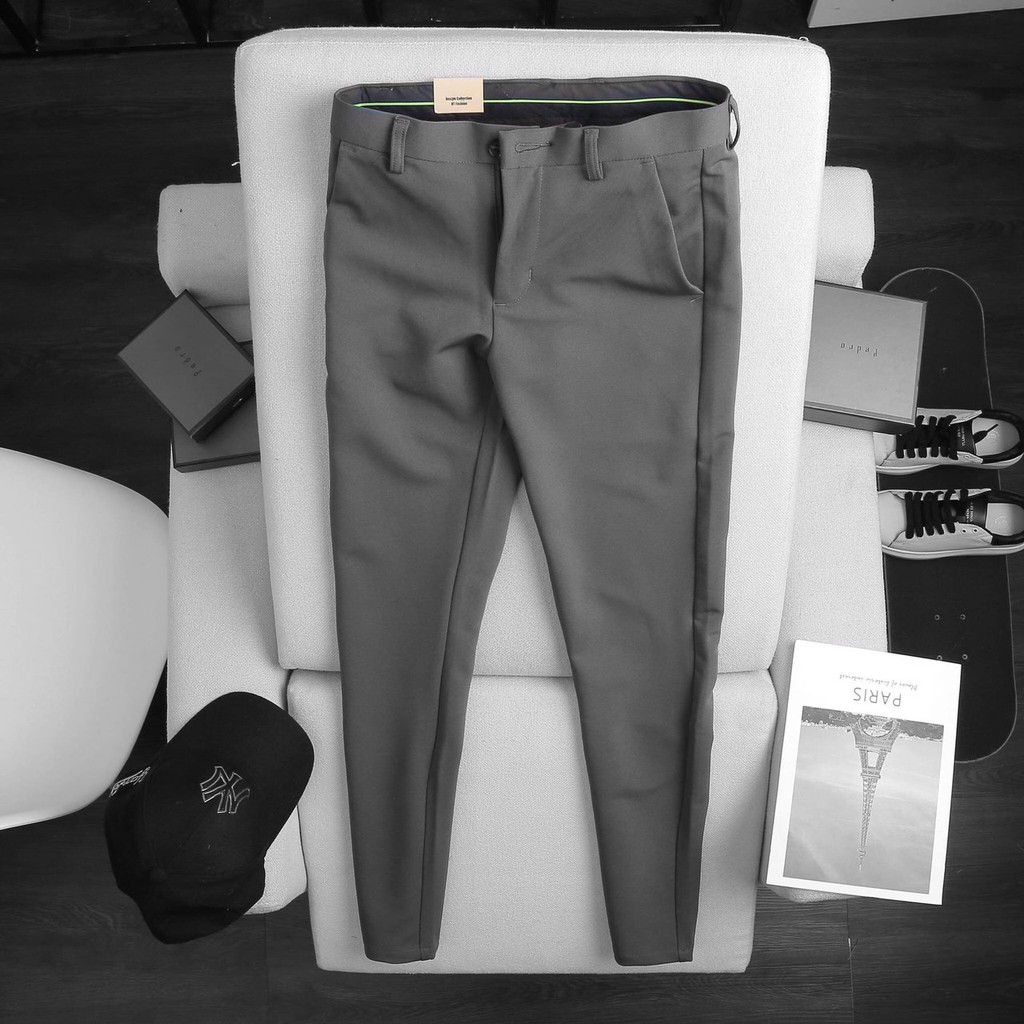 [SIÊU ĐẸP] Quần âu nam trơn dáng ôm vải chống nhăn chống xù | BigBuy360 - bigbuy360.vn