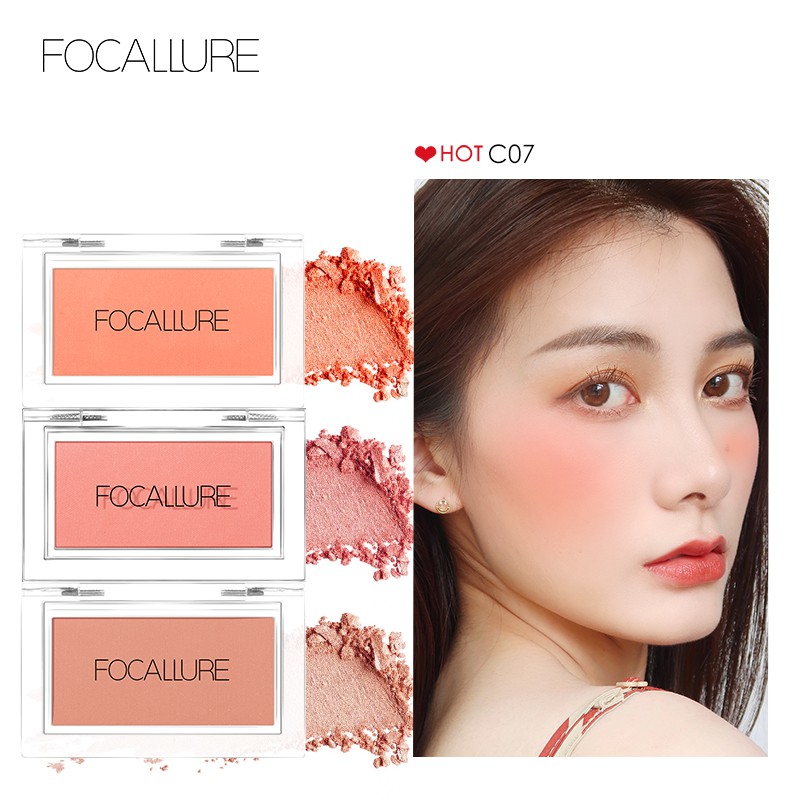 Phấn trang điểm má hồng FOCALLURE dạng nén 38g