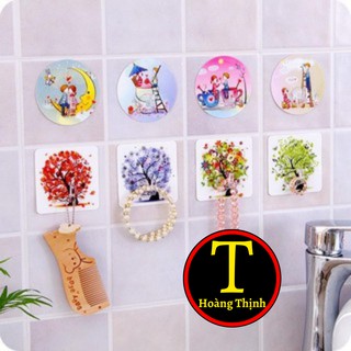 Móc dán tường thần thánh 3d siêu chắc