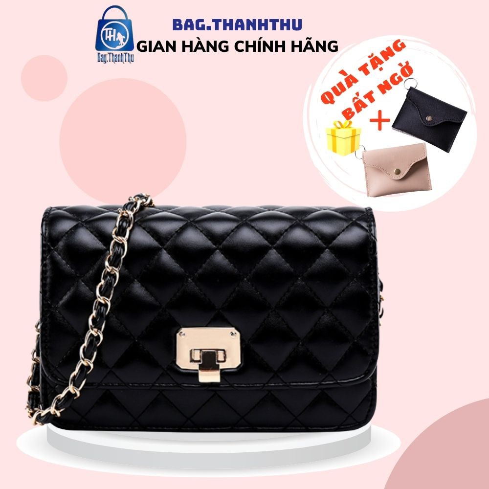 Túi đeo chéo nữ Bag.ThanhThu trần trám nắp gập siêu hot 484