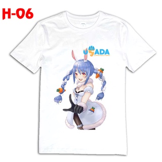 Áo thun anime Hololive Usada Pekora (áo giặt không bay màu)