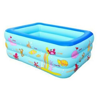 Bể bơi hình chữ nhật 3 tầng 1.5m