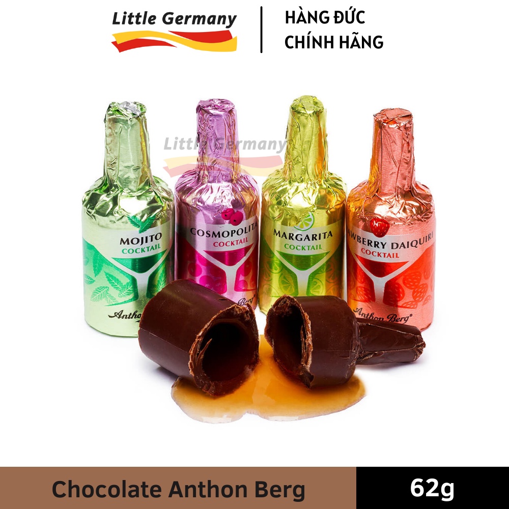 Socola cocktail Anthon Berg thượng hạng - Bản mini 4 chai - Hàng nhập Đức